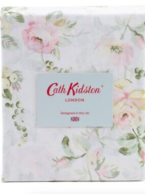 CATH KIDSTON Floral Garden Roses King Duvet Cover 3 PC Set Cotton